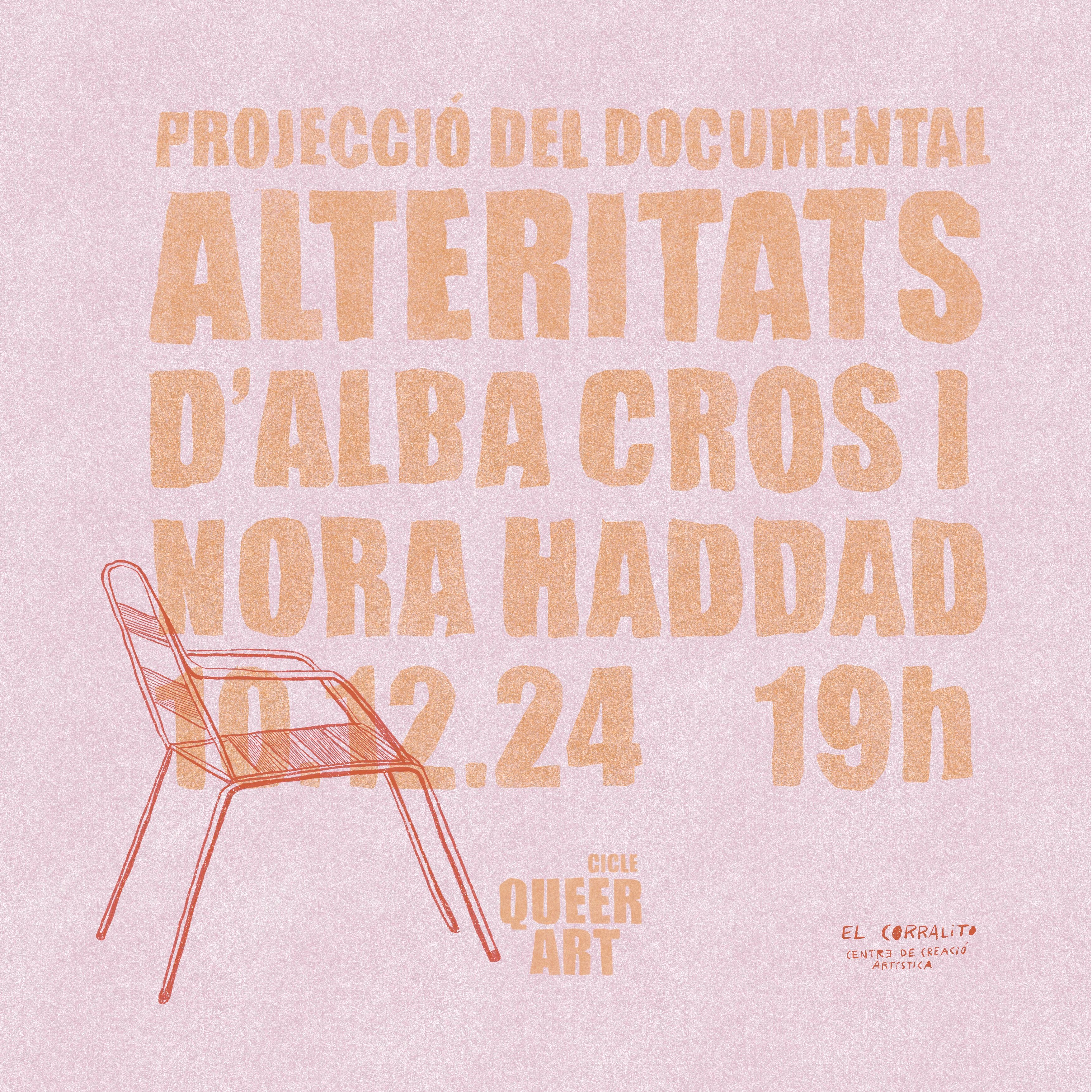 CICLE QUEER ART. Projecció del documental – Alteritats.