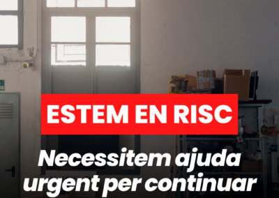 URGENT! Estem en risc